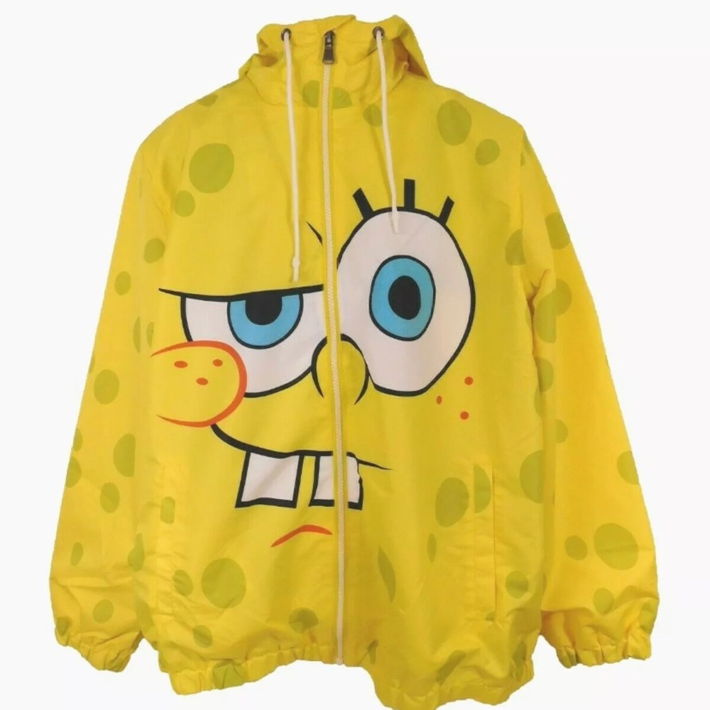 Members only sponge bob rain jacket